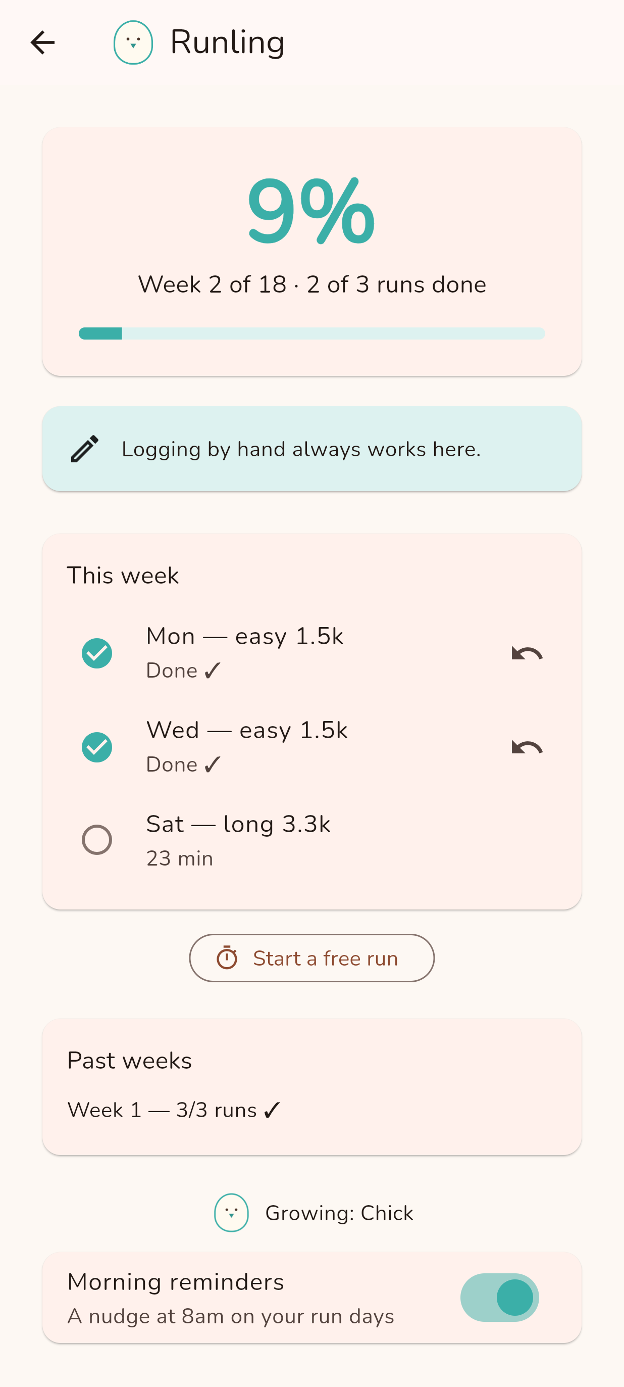 Running with Runling screenshot